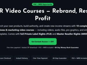 10-Video Course PLR + MRR Bundle - Start Making